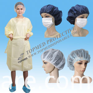 Disposable Nonwoven PP Worker Cap for Male for Industry